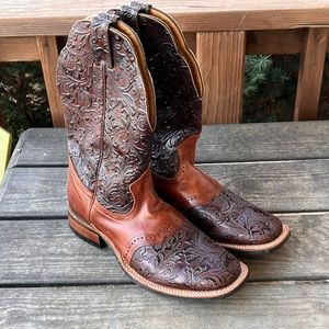 Handmade Boulet tooled boots